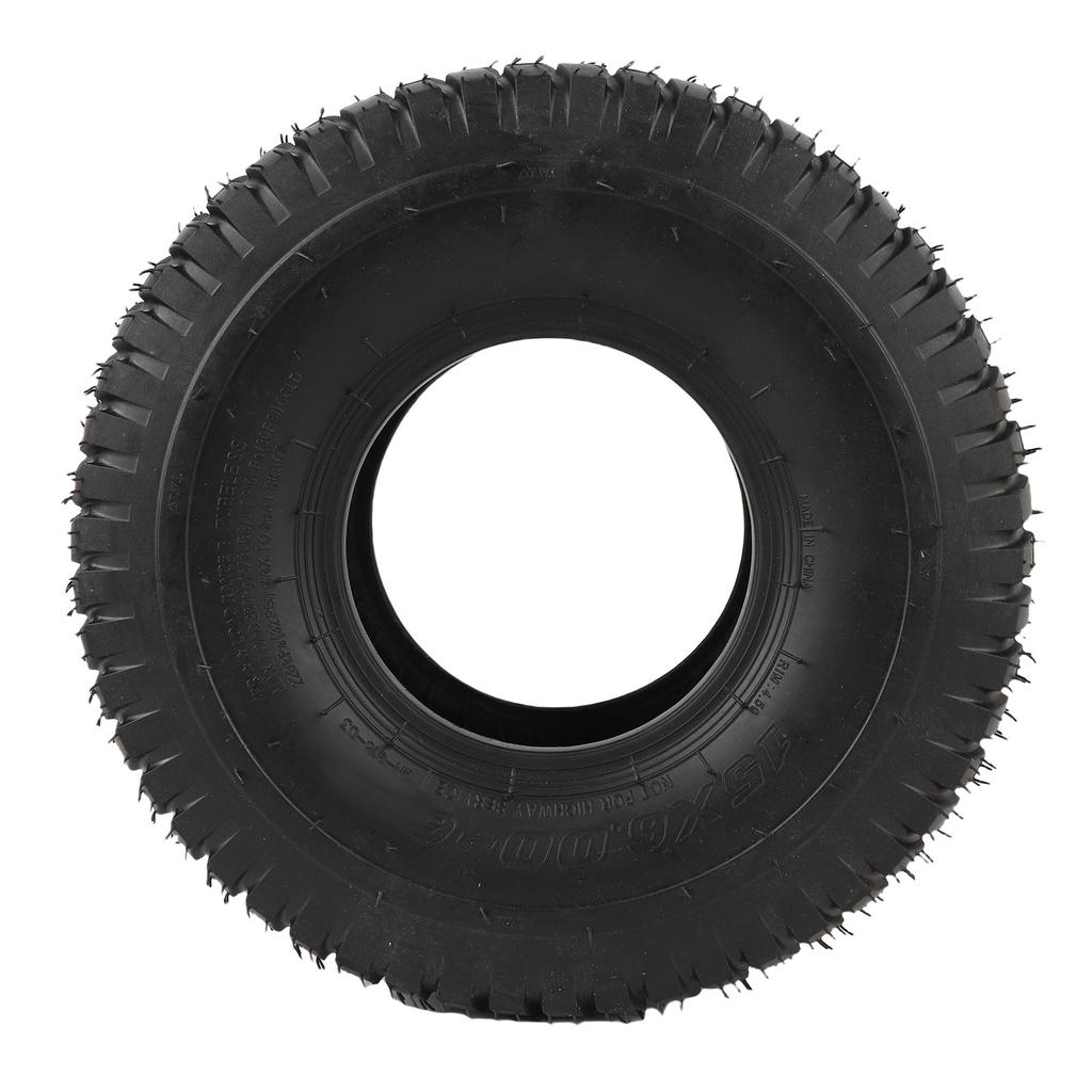 15x6.00 6 Anvelopă Vacuum Anti-alunecare și Rezistentă la Explozii Anvelopă Tubeless pentru Cărucior de Tuns Iarba Tractor de Curte Roabă cu Jantă de 6 Inch