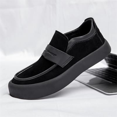 Sapatos Casuais Estilo Inglês para Conferência Masculina Sapatos de Negócios Versáteis Sapatos de Vestido para Banquete para Sapatos Masculinos de Couro Genuíno