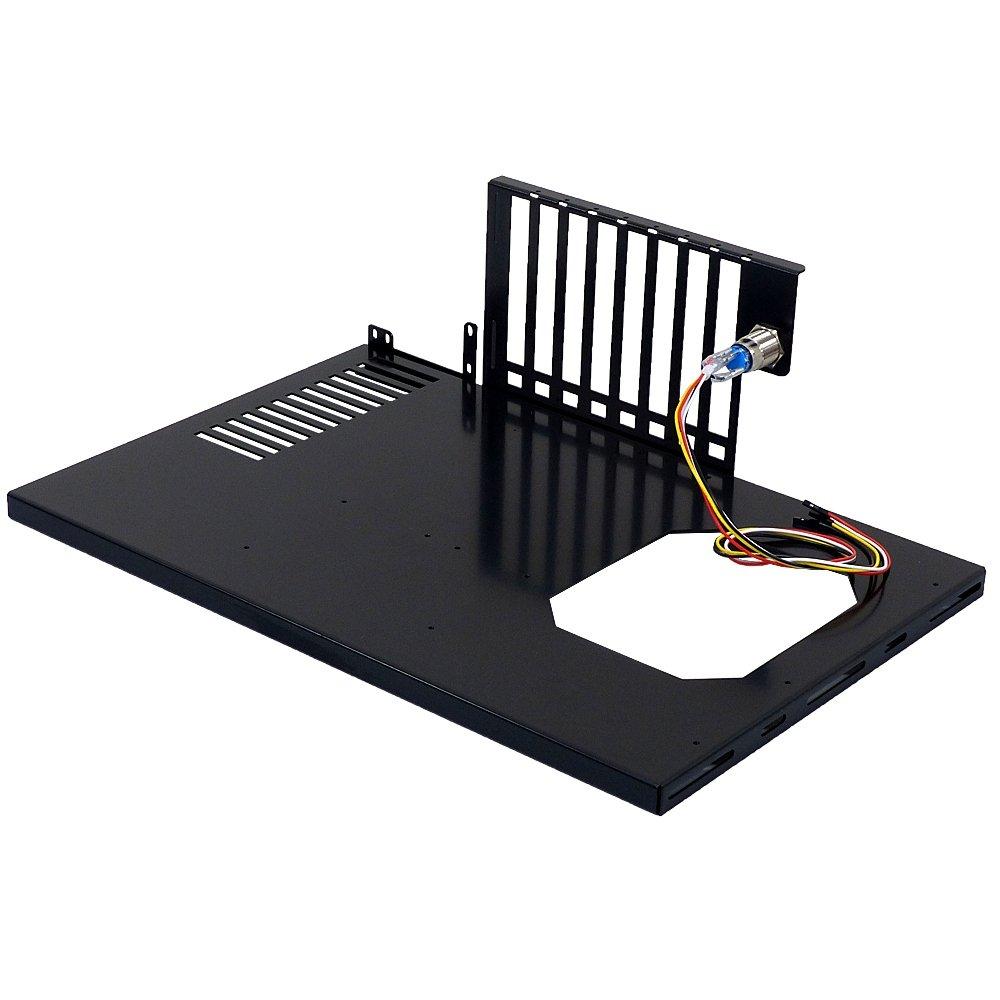 Nagao Seisakusho Shinwa Sangyo Verification Cutting Board Black ver.ATX (SS-NPMTESTBOARD)