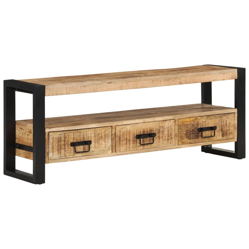 TV Cabinet 120x30x45 Cm Solid Mango Wood