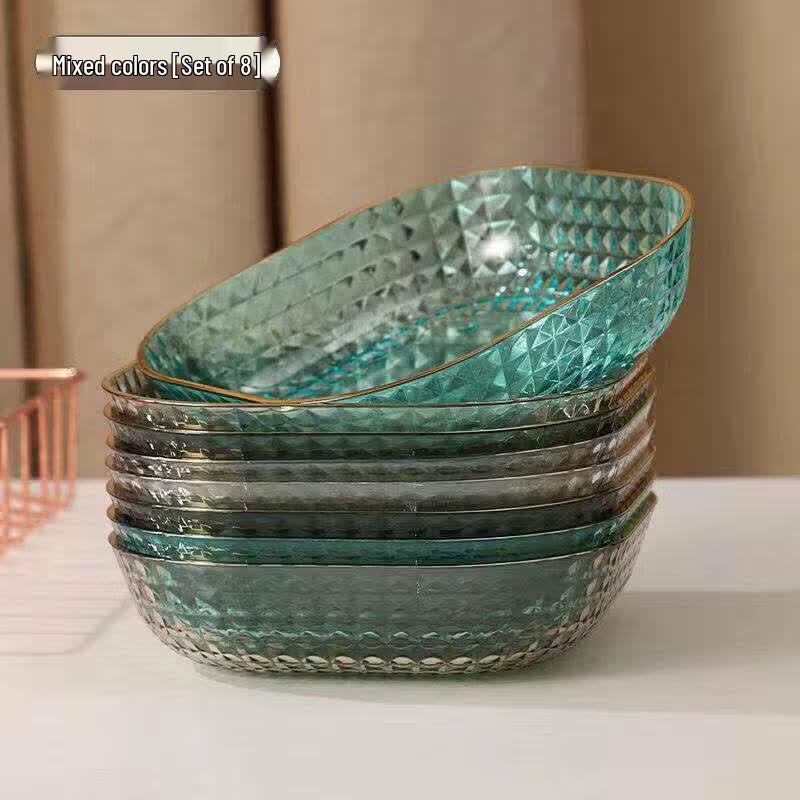 Nordic Style Plastic Snack Plate