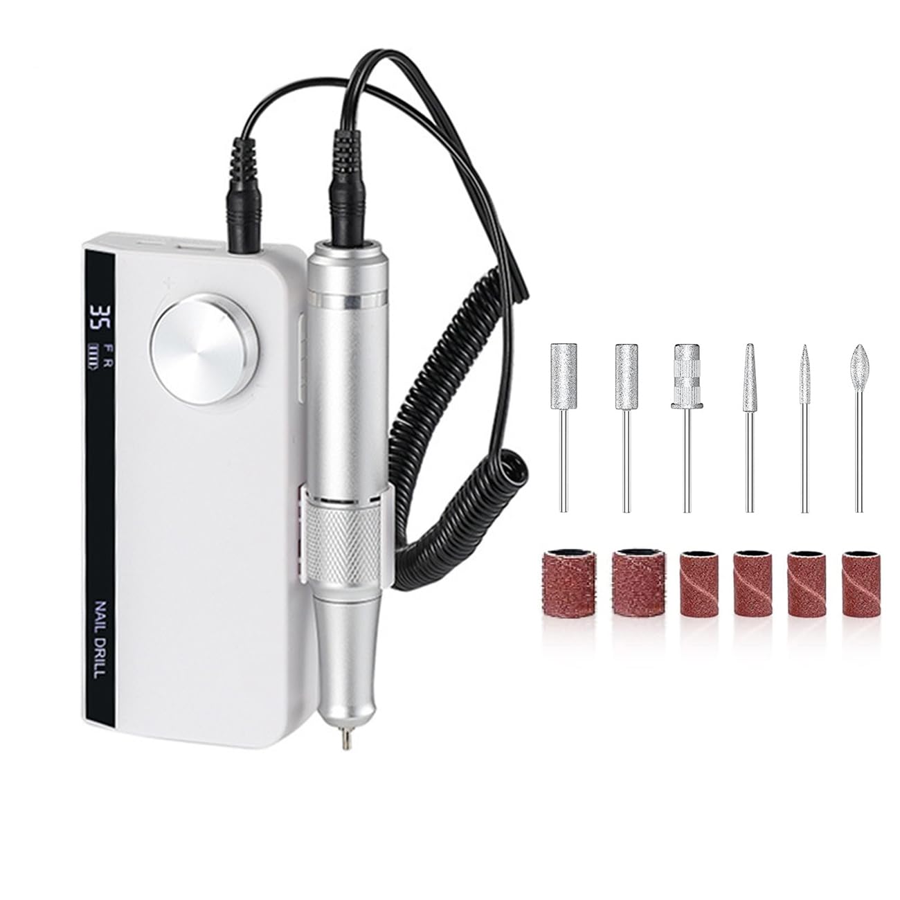 

YTCYKJ Мини Мини Фрезер Смола ЖК-дисплей USB Максимальная Бесступенчатая Скорость Свет DIY Циркониевый Бор Японская Инструкция Фрезер, Набор, Резак, Боры, белый