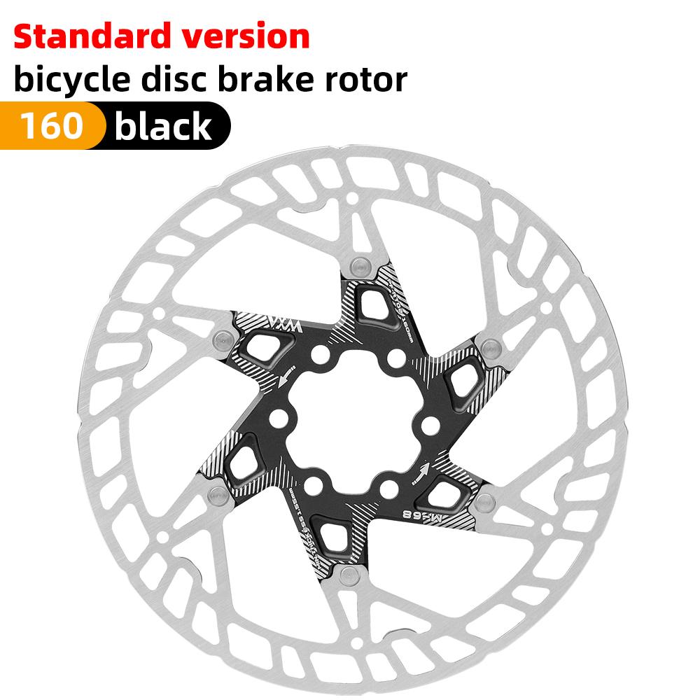 

Bicycle Disc Rotor 160mm Six-Pin Aerodynamic 3D Fin Heat Dissipation Aluminum High-Carbon Steel Ultra-Lightweight for MTB Durabl