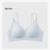 Original Foundation Seamless Bra: Invisible Underwear with Thin Straps, Backless Design, Jelly Strips, Soft Support, and Armpit Fat Collection.
