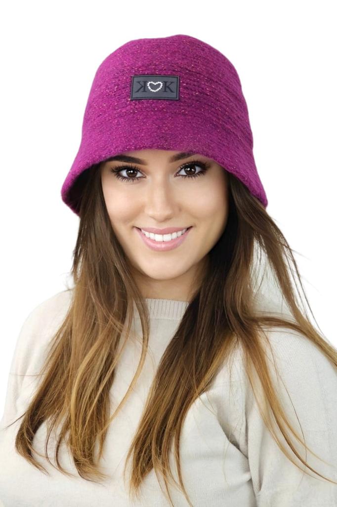 Sonia Fashionable Bucket Hat Color Fuchsia