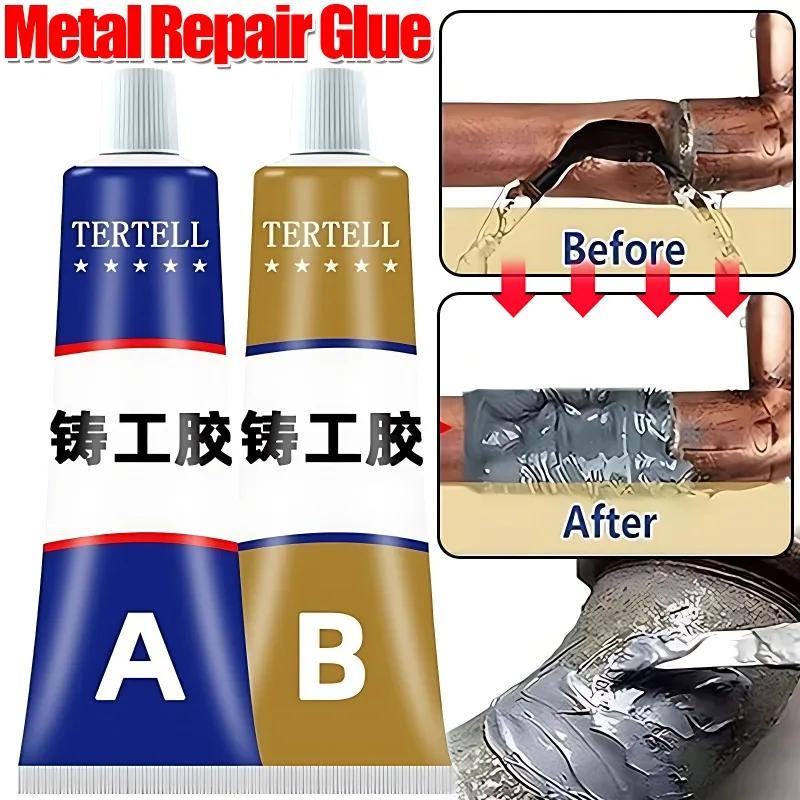 Metal Repair Epoxy Glue, Cold Weld Steel Putty, Heat Resistant Sealant, Casting Defect Filler, Heavy Duty Metal Adhesive