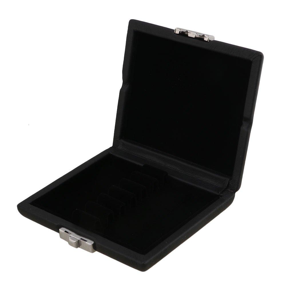 Yibuy Oboe Reed Box for 6 Reeds, 9.2 X 7.8 X 2cm, Black