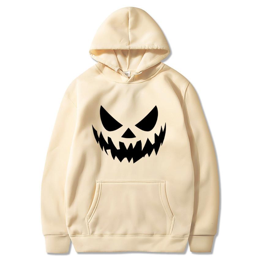 Halloween Printed Casual Hoodie Men's Women's Long Sleeved Sweatshirts Autumn Winter Fashion Style Hoodies