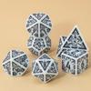 DND Polyhedral Dice Set 7pcs D4-D20, Amazing Engraved Games Dices for Souvenirst Entertainment RPG Board Game