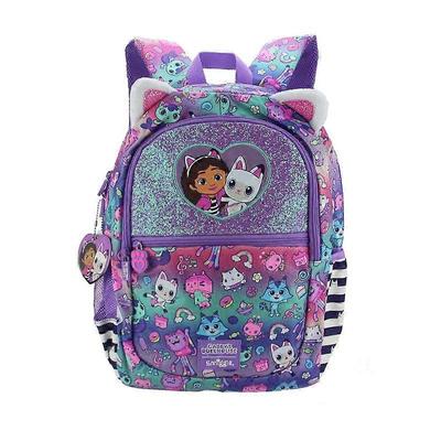 Schulrucksack für Mädchen, schillernde Farbe, Gabby, doppelter Schulterrucksack für Schüler, 16 Zoll
