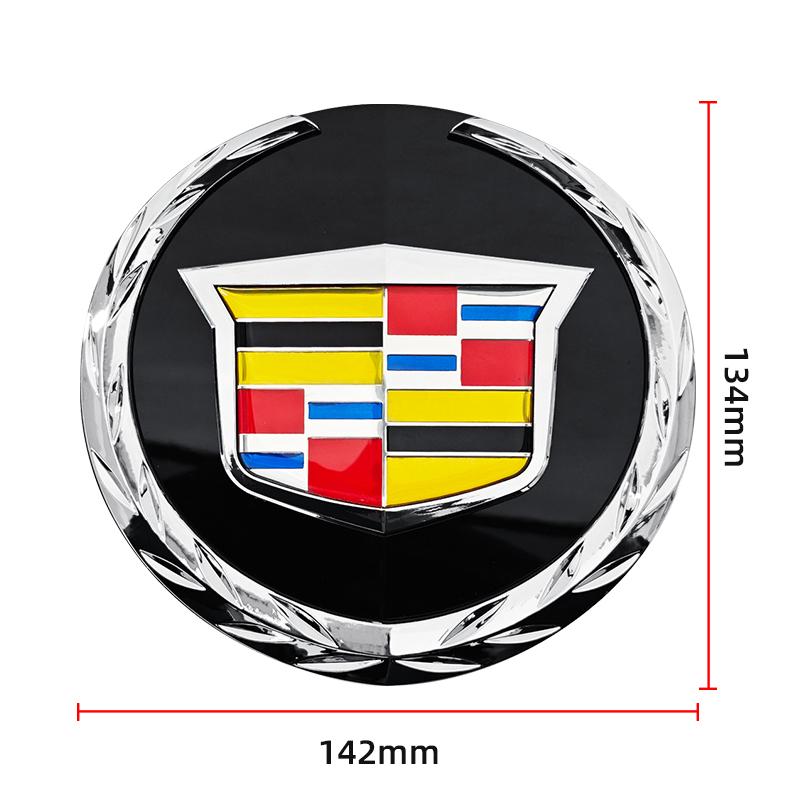 14.2CM Car Front Head Center Grille Emblem Badge Label Sticker for Cadillac Escalade 2007 2008 2009 2010 2011 2012 2013 2014