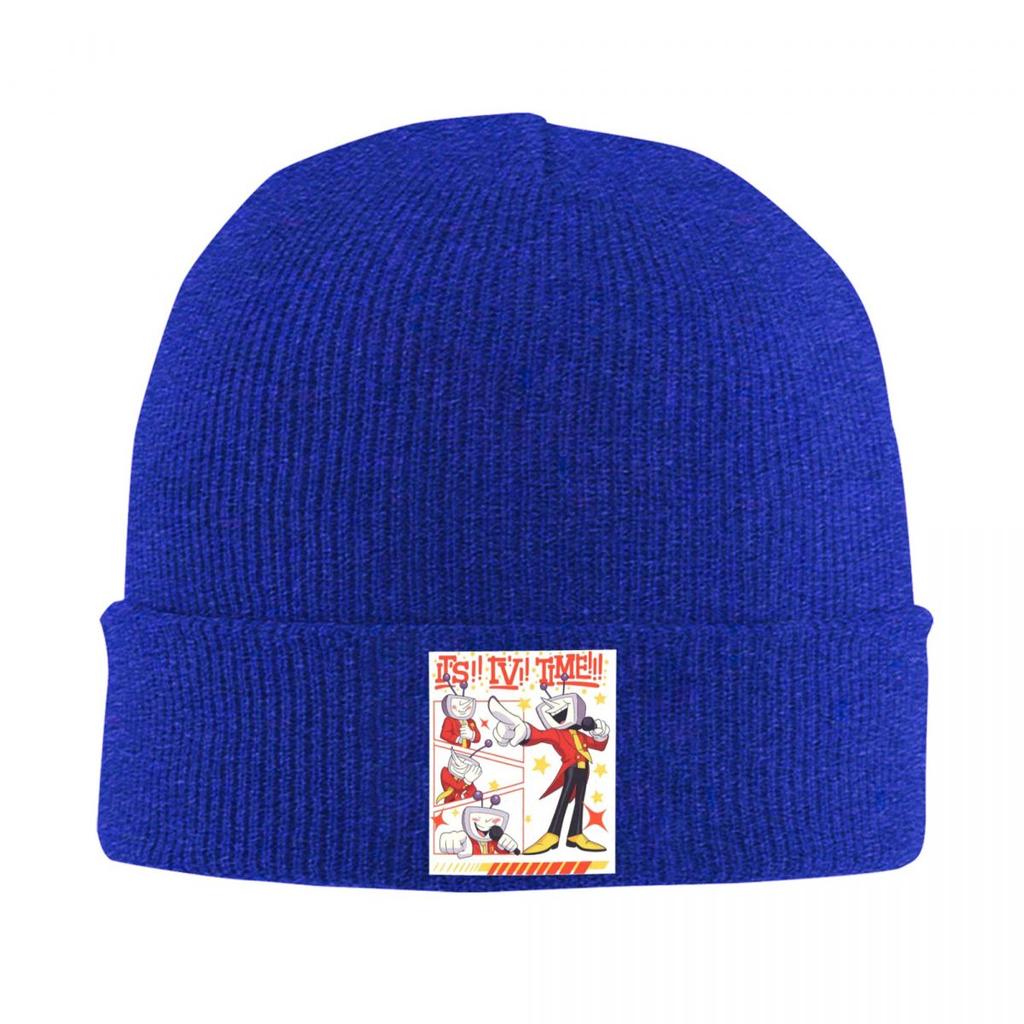 Deltarune Tenna TV Time Warm Knitted Cap Winter Knit Bonnet Hat Skullies Beanies Hip Hop Caps for Unisex