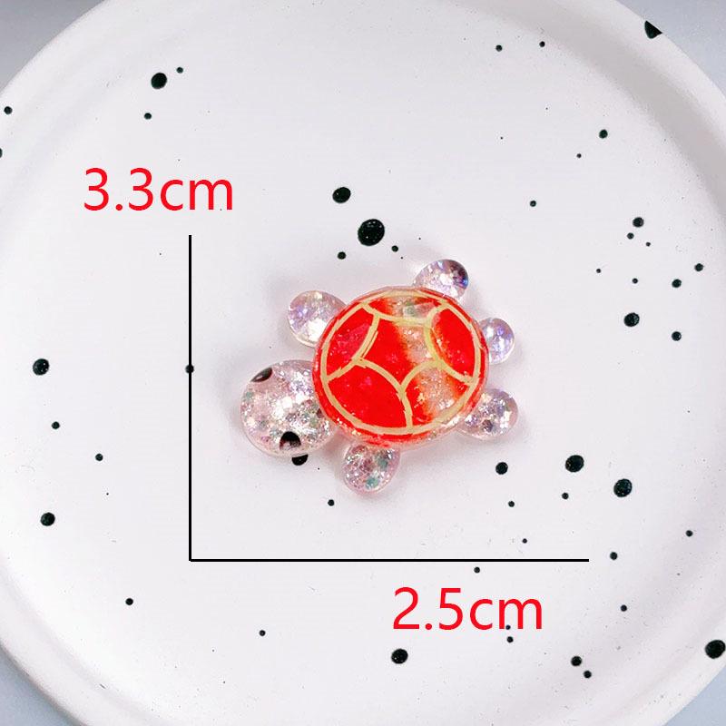 Flashing Resin Luminous Turtle Ornaments - Large & Small DIY Accessories