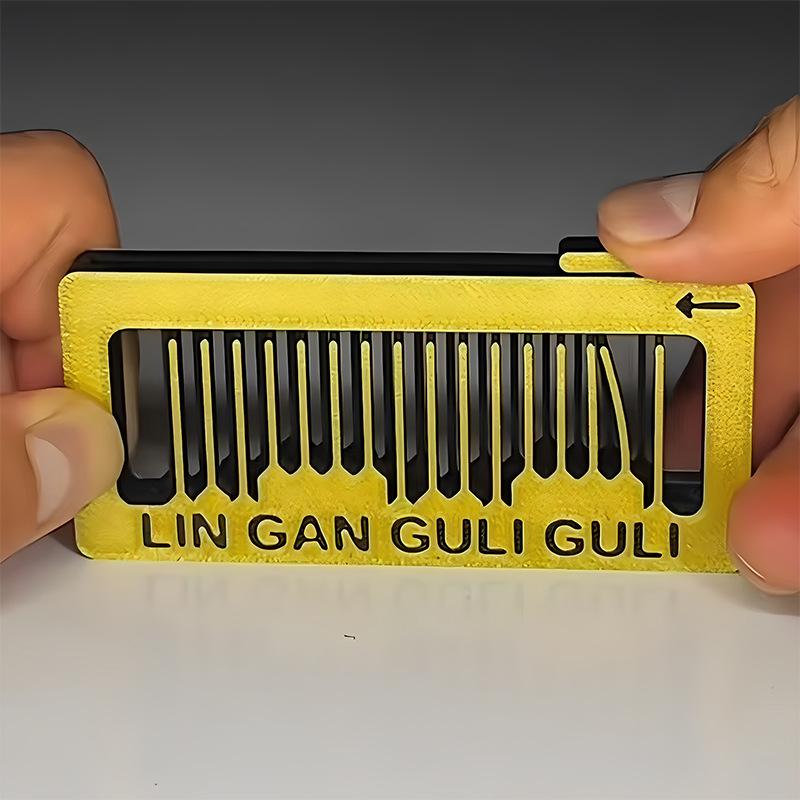 3D-printad dekompressionskam musikalisk ljudleksak Knäppt musikinspiration Svampväska Hänge Enklaste studentprylinstrument