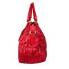 PRADA gathered Nappa Goful Tote Bag leather Red Women B2588L Used