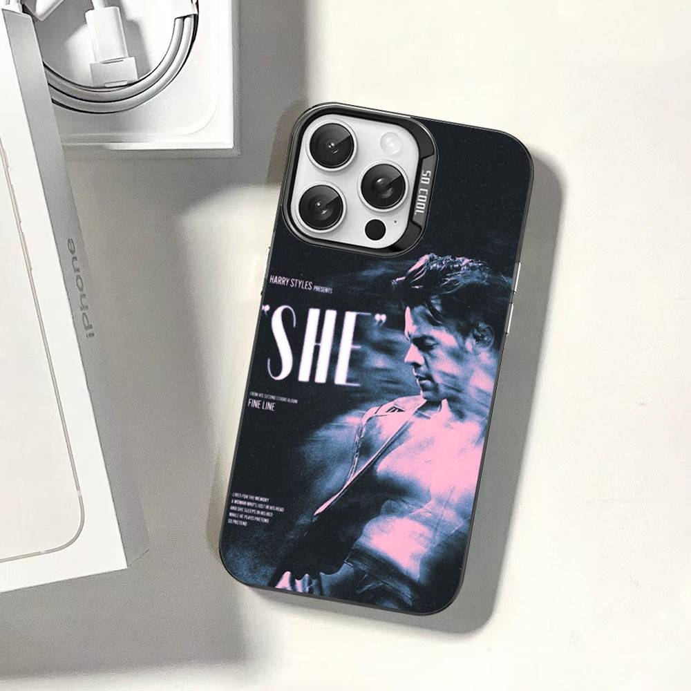 Pop Singer Harry Styles Colorful Phone Case For IPhone 17 16 15 14 13 12 11 Pro Max Plus Matte Cover