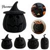 Herfst Tafeldecoratie Halloween Hars Pompoenmand, Kunstgeweven Lantaarn Ornament, Spookachtig Zwart Snoepbak Pot voor Tafelblad Schouw Decor Feest