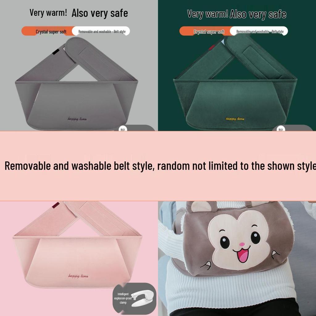 Rechargeable Explosion-Proof Electric Hand Warmer - Plush Cute Design for Women and Babies
