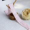 2 meter Blå Rosa Blomster Kant Broderi Blonder Bånd Kjole Klær Sy Tilbehør