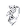 Copper Ring Classics Zircon For Women Luxury Shining Beautiful Ring Fashion Wedding Party Women Jewelry