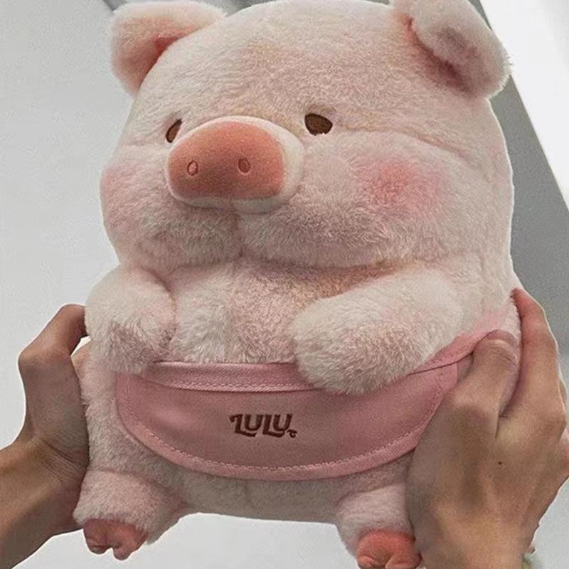 Cute Pig Plush Doll - Adorable Gift for Girlfriend or Birthday, Perfect as Sleeping Pillow or Rag Doll