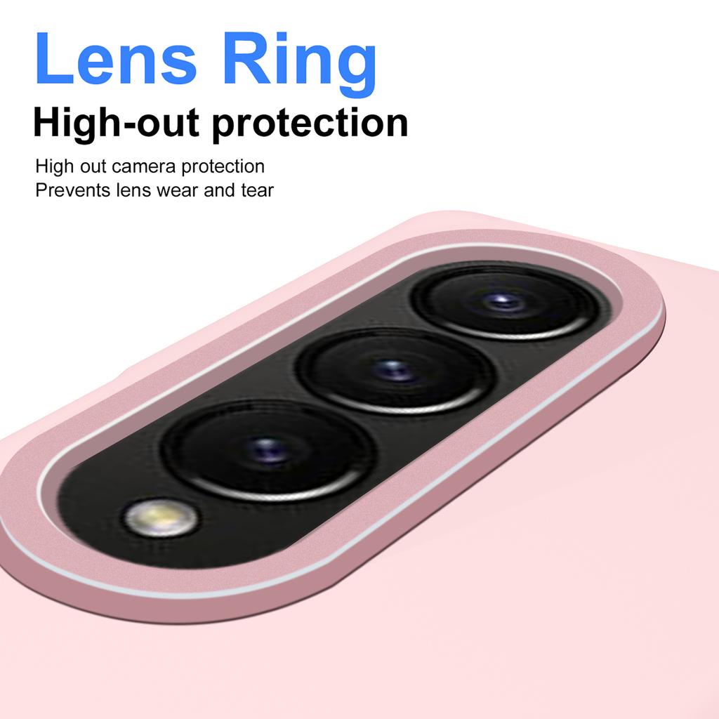 For Samsung Galaxy Z Fold4 5G Case Hard PC Phone Cover with Tempered Glass Film and Stylus