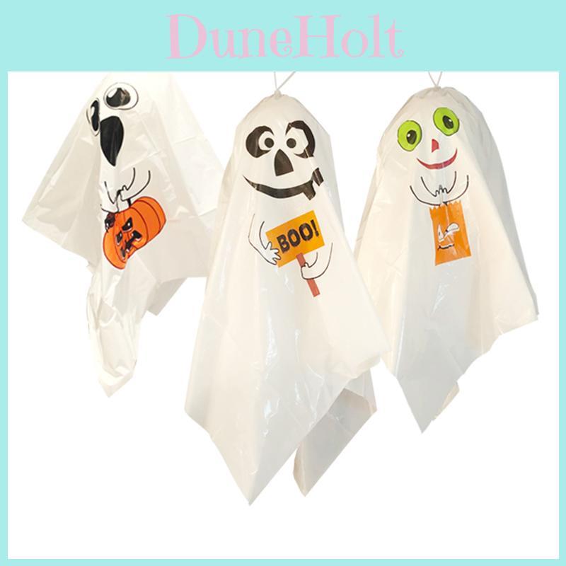 Spooktacularly Easy To Hang 3 Haunted Halloween White Ghosts For Indoor Outdoor Use