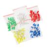 100pcs/set 5MM LED Diodes Kit F5 LED Lights Emitting Diodes Assortment Set Kit Red Green Yellow Blue White Diy Electronics Set