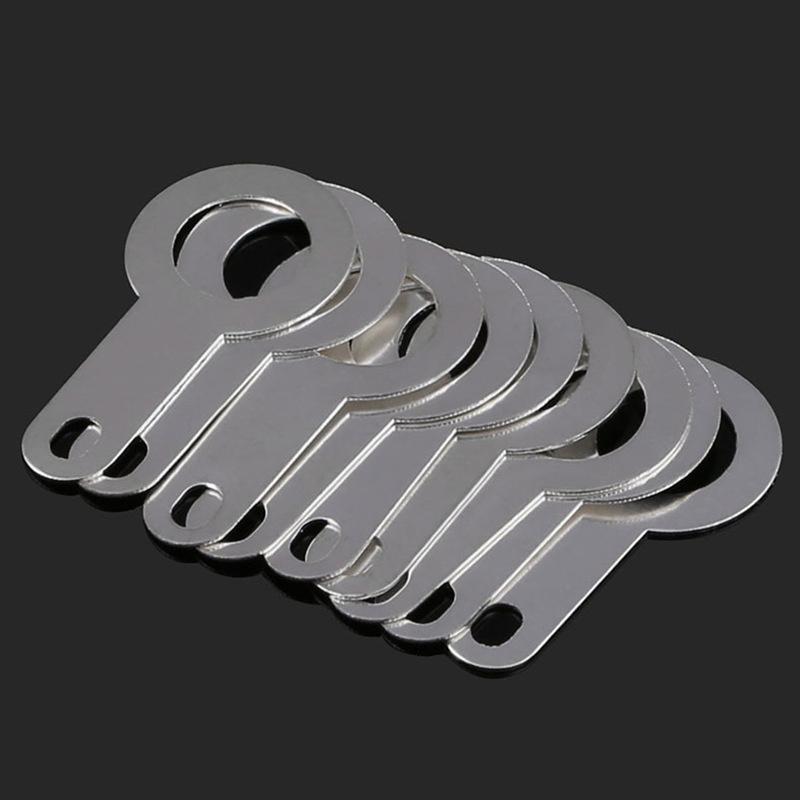 100 Stück Versilbertes Kupfer Einseitiger Lötanschluss Rundschweißscheibe Schweißblech Lötöse