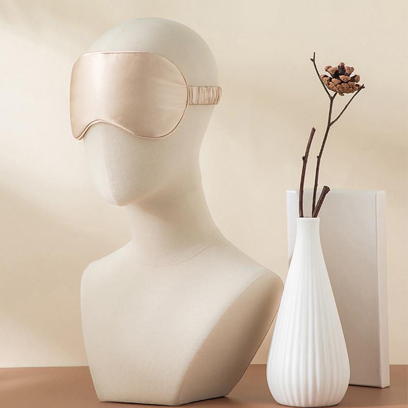 Silk Sleep Eye Mask 22 Momme Double-Sided Mulberry Silk with Wrapped Band