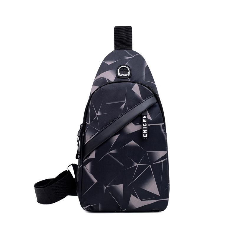 Breast bag ins new fashion Korean version messenger bag light outdoor sports leisure couple backpack shoulder bag tide