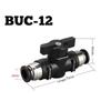 Hand Pneumatic Valve Black BUC Fitting Manual Switch Quick Joint Connector