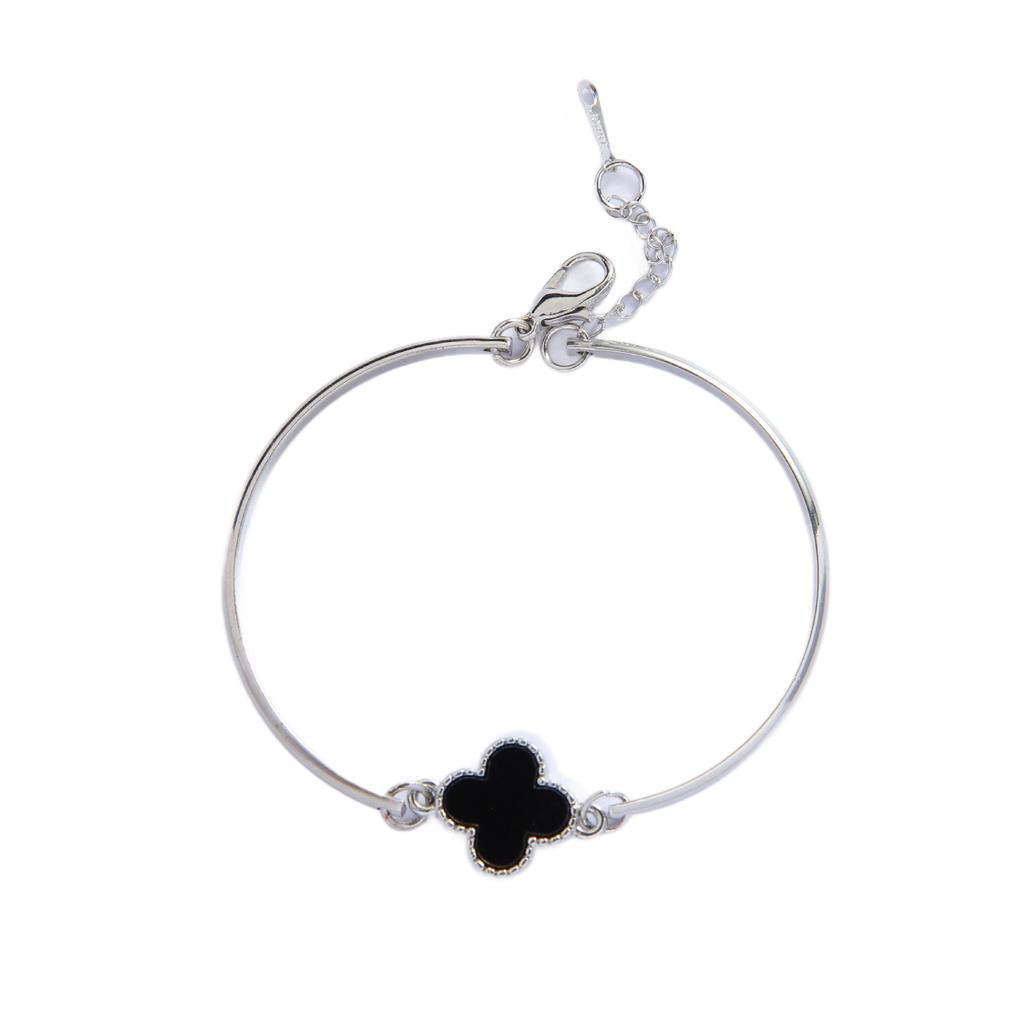 Bracciale Fortunato Quadrifoglio in Rame per Donna - alla Moda, Versatile Design Coreano