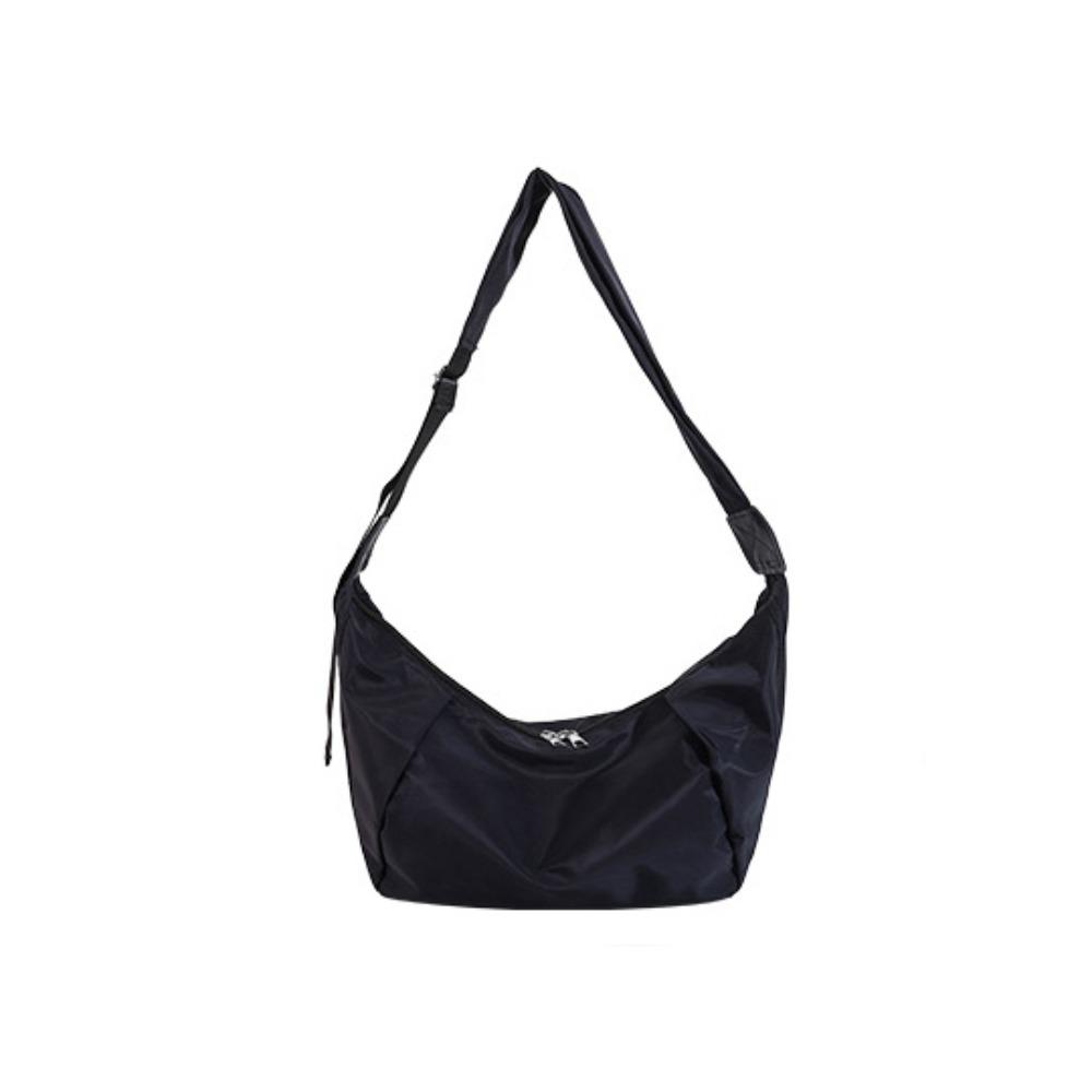 

Nylon Dumpling Bag Large Capacity Tote Bag Trend Shoulder Bag Casual Use чёрный