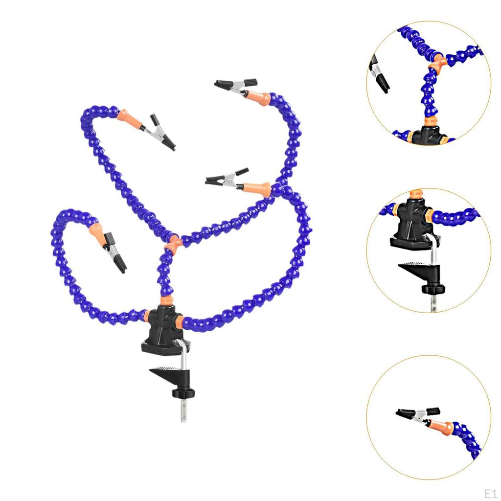 Adjustable Soldering Station with Secure Clamp for Precision Work
