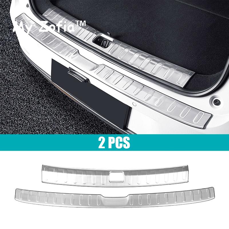 For Leapmotor C10 2024 2025 Car Stainless Steel Rear Trunk Scuff Plate Cover Protector Sill Trunk Tread Plate Trim Accessories