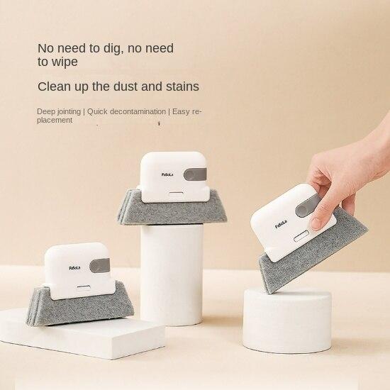 

Щетка для чистки оконных щелей Fasola Инструмент для очистки канавок для оконных канавок Маленькая щетка для очистки канавок Щетки с зазором для оконных порогов