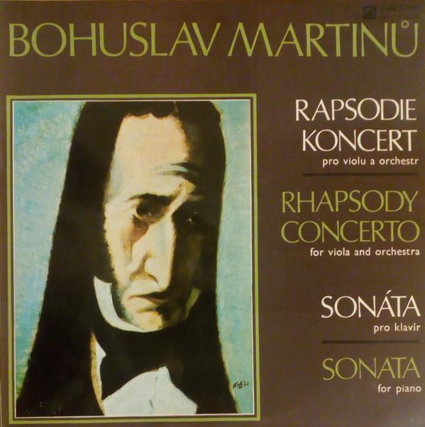 

LP Record BOHUSLAV MARTIN Rapsodie Koncert Pro Violu A Orches 81100024 Panton 1990 Czechoslov Classical Used