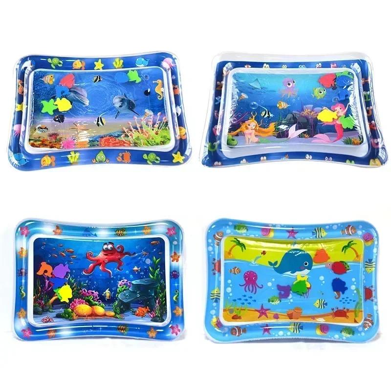 Summer Inflatable Water Mat for Babies Playmat Toddler Activity Play Early Education Baby Water Play Essential Toy