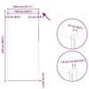 VidaXL Roller Blind Blackout 100x230 Cm Red Window Bedroom 240156