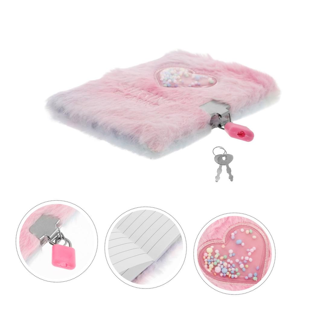 Totority Jenter Perfekt for Notatbøker og Journal Notatbok med Låsbar Barnesdagbok med Personlig Lås Rosa Dagbok, Dagbøker, Notatbok-lignende Notatbok,