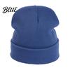 Gorro de punto de color liso de moda para invierno, unisex, gorro tipo calavera holgado clásico, gorro de invierno cálido, gorro informal para hombres y mujeres, suave