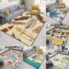 Nordic Modern Living Room Rugs Minimalist Sofa Coffee Table Mat Light Luxury Bedroom Carpet European Large Area Home Decoration