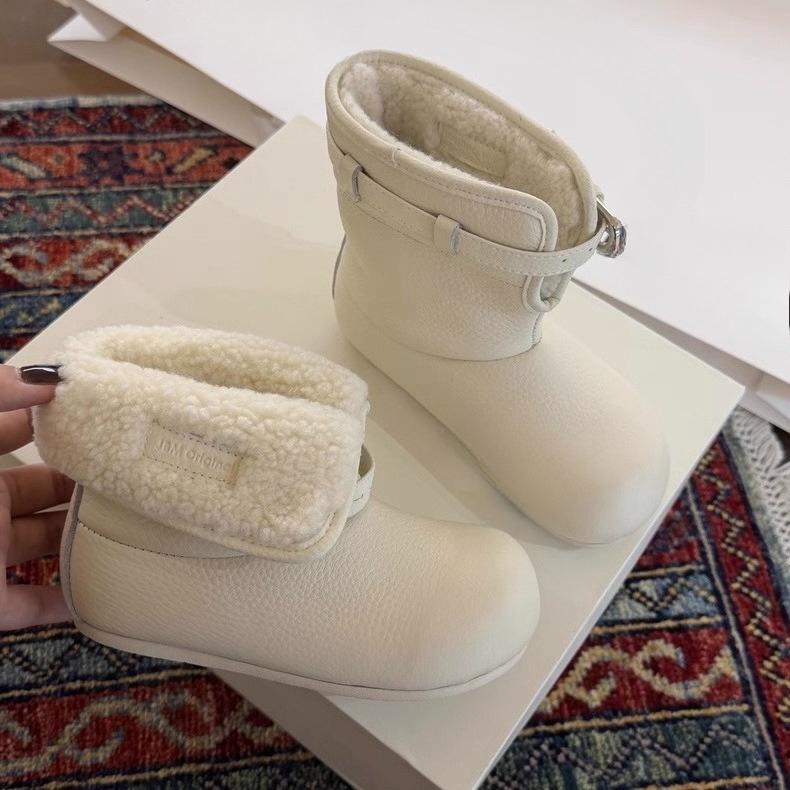 Children's Warm Fleece Snow Boots, Vintage Cotton Shoes, Comfortable Boots