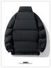 2025 Men's Water-Repellent Winter Down Jacket, Warm Stand Collar, Double-Sided Plaid Puffer