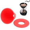 Reusable Silicon Resin Coffee Filter Strainer Dripper Coffee Machine Accessory for Home OutdoorRed
