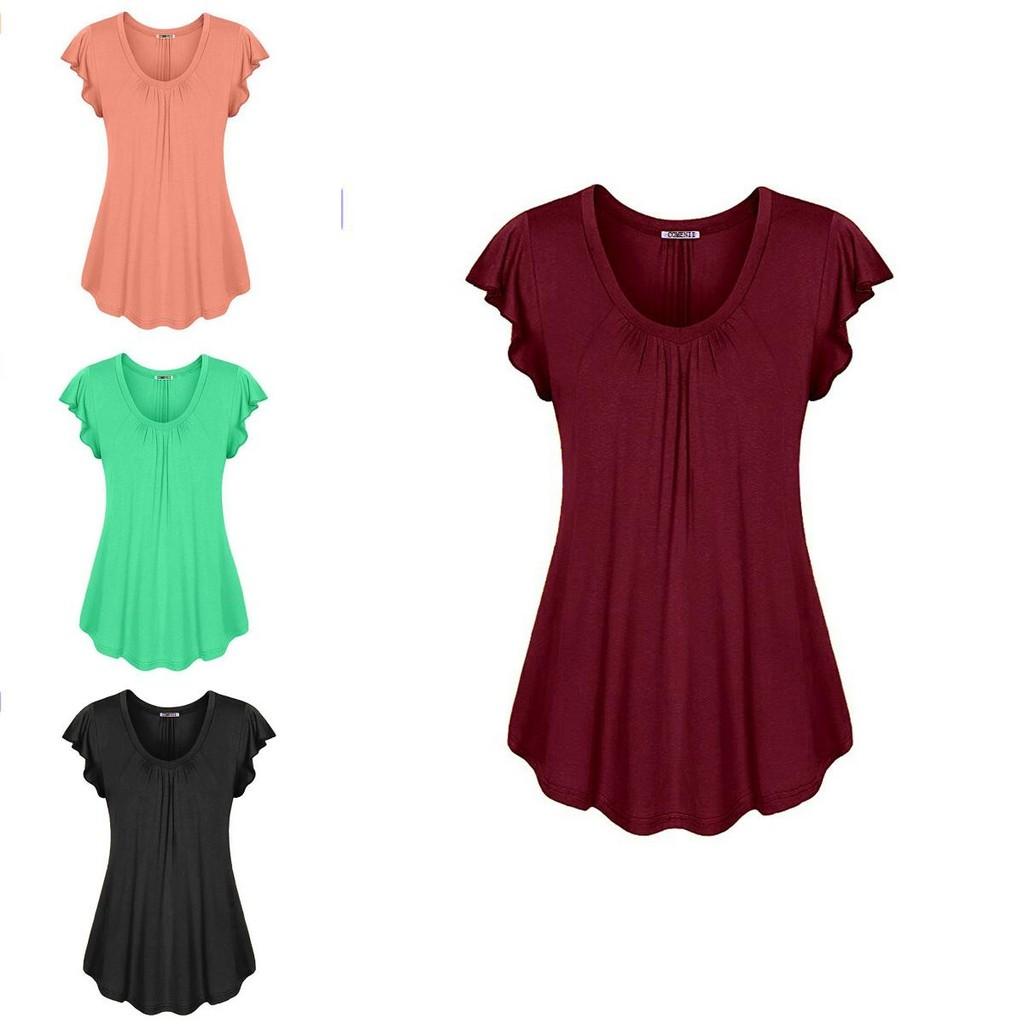 Casual Womens Summer Dress With Pleated Skirt And Ruffle Sleeves For Spring Fashion