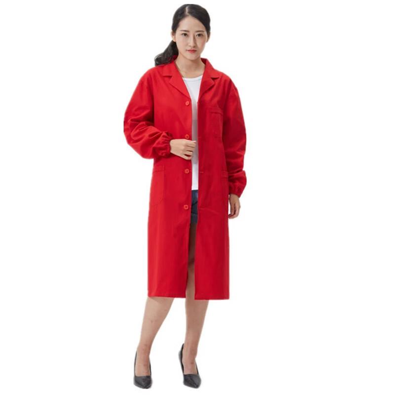 ChiHanLan Thick Long-Sleeve Work Lab Coat