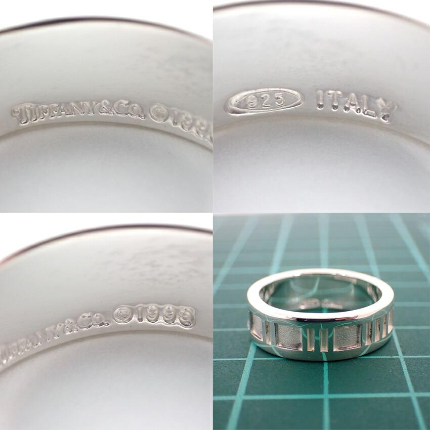 [Used] TIFFANY 925 Atlas Ring, Size 13.5, J43-5