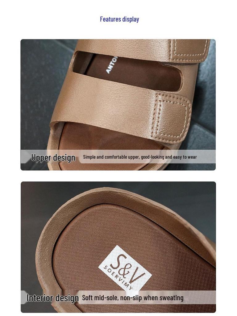 Women's Summer 2024 Height-Boosting Waterproof Wedge Slippers